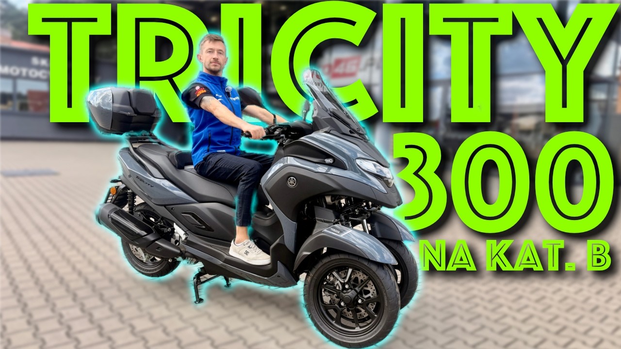 300 cm&sup3; na Prawo Jazdy B? Yamaha Tricity 300 &ndash; co potrafią trzy koła i czy warto?
