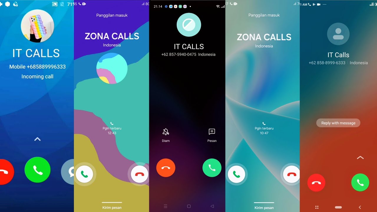 REDMI N14/ SAMSUNG A56/ OPPO A18/ SAMSUNG S22/ POCO X7 incoming calls