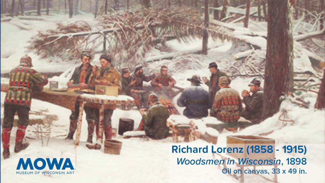 Collection Highlight: Richard Lorenz, Woodsmen in Wisconsin