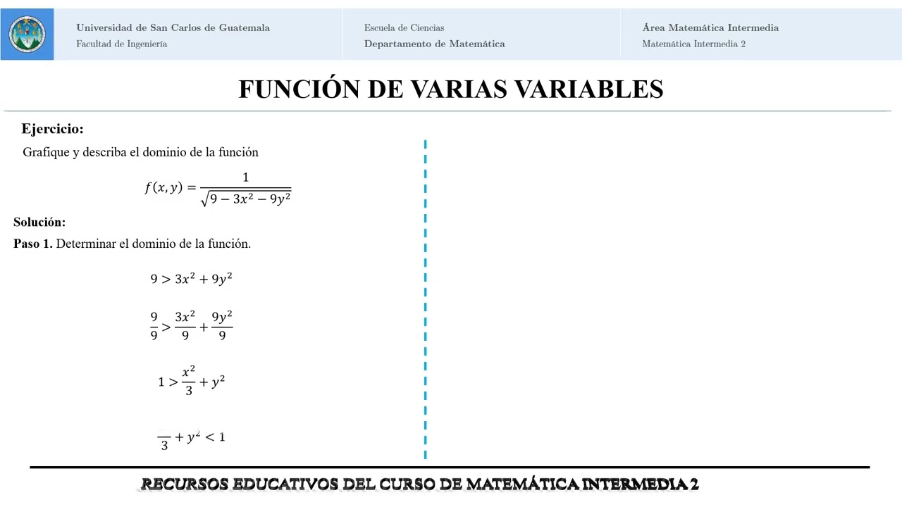 DOMINIO DE FUNCIONES DE VARIAS VARIABLES - Video Tema Clave Examen MI2 - 032 (4)