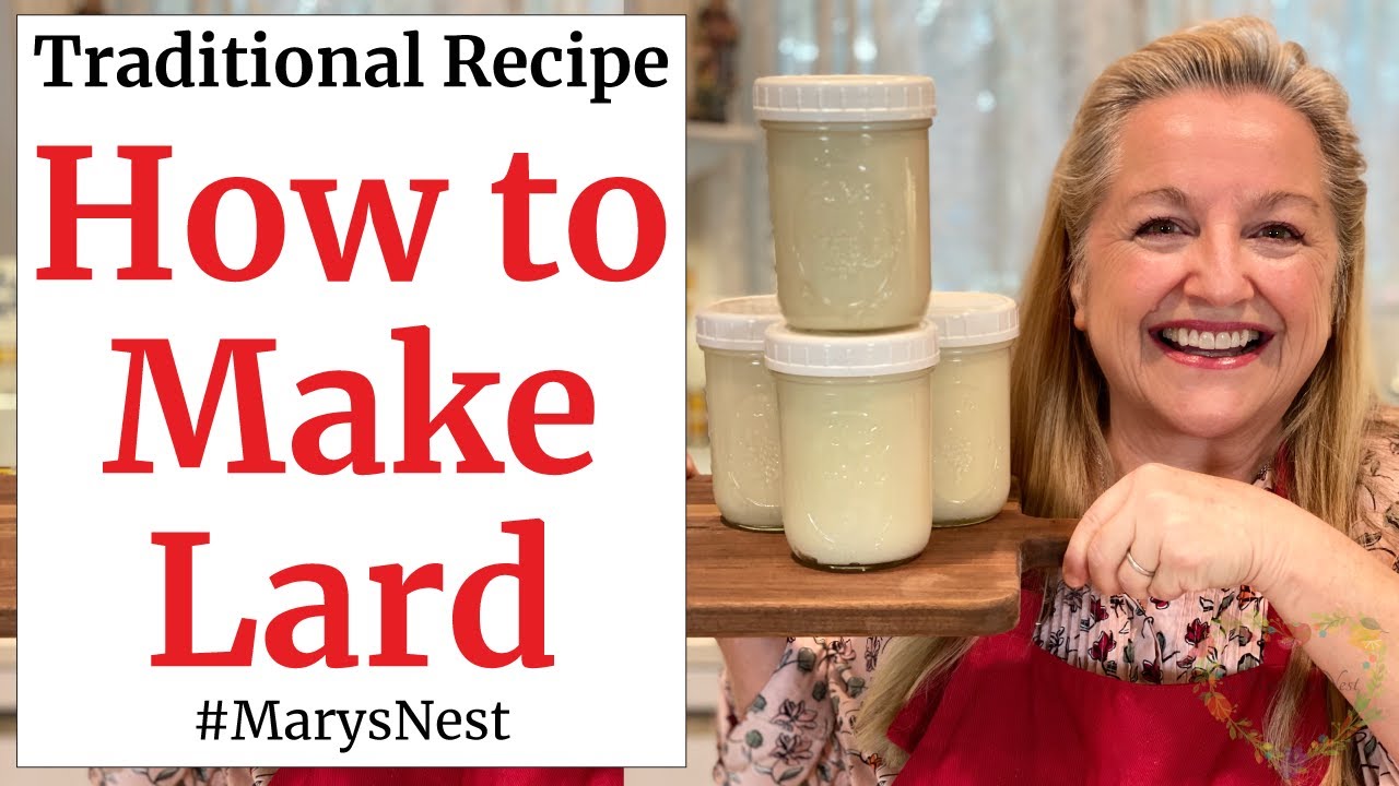 How to Make Lard - The Right Way! - Step by Step Tutorial for How to Render Pork Fat