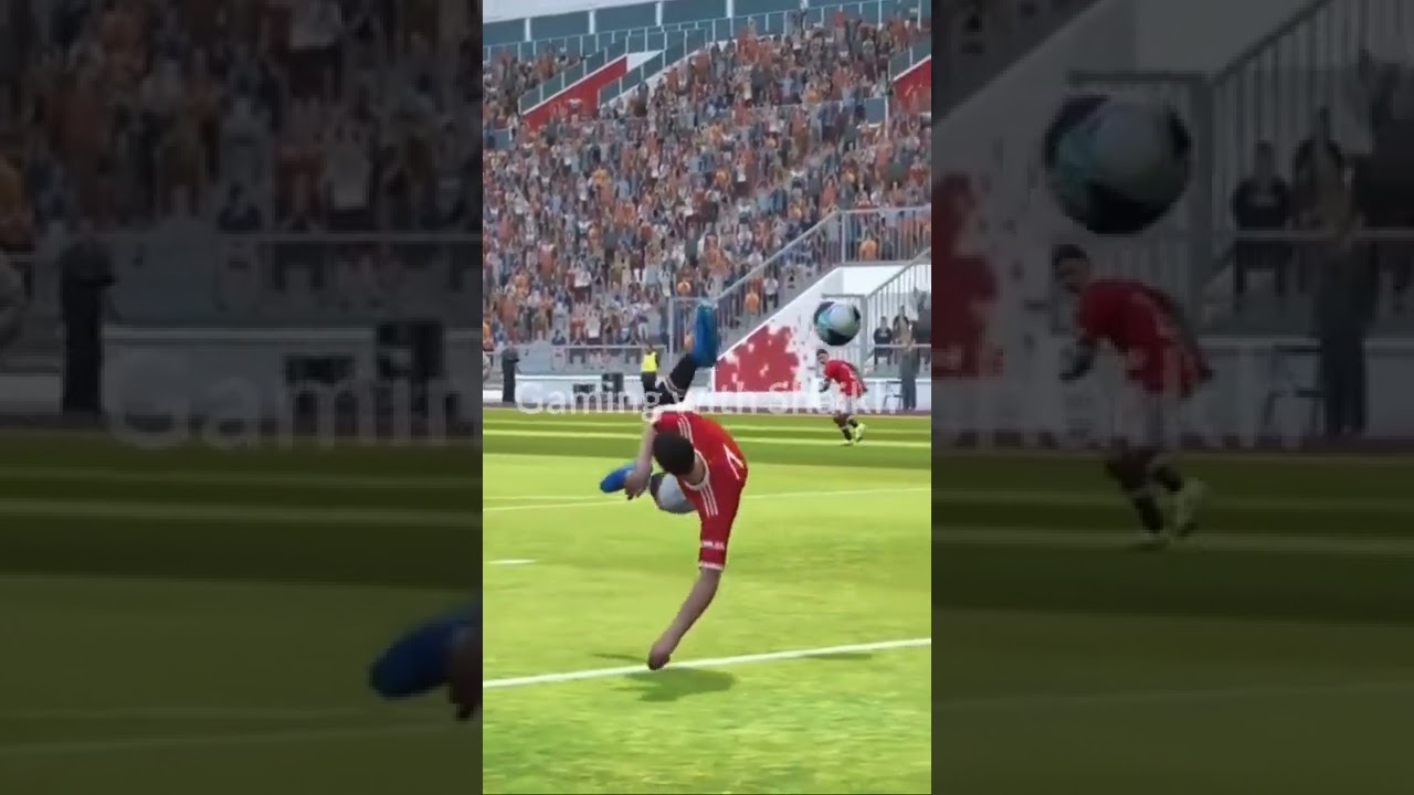 Lewandowski With a crazy Backheel volley #shorts #football #messi #lewandowski