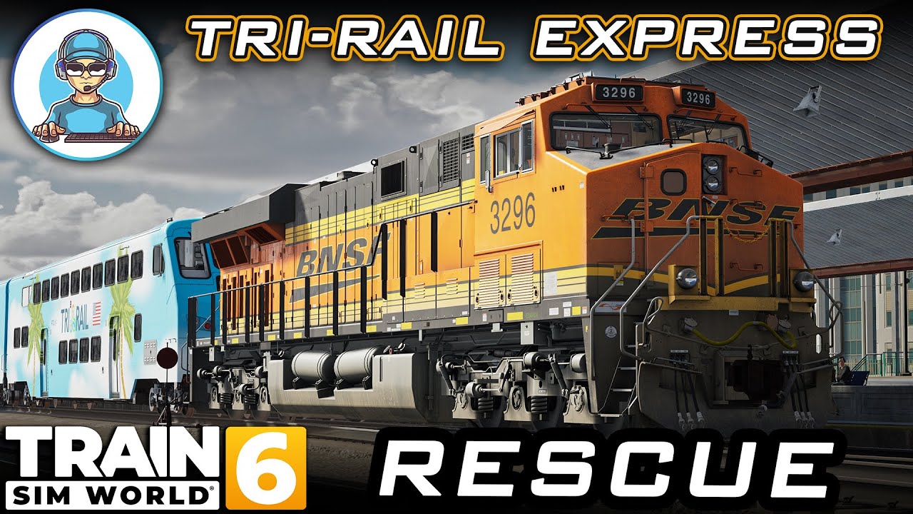 Tri-Rail Express Rescue (Custom Livery) @TrainSimWorld ​@Trirailofficial​