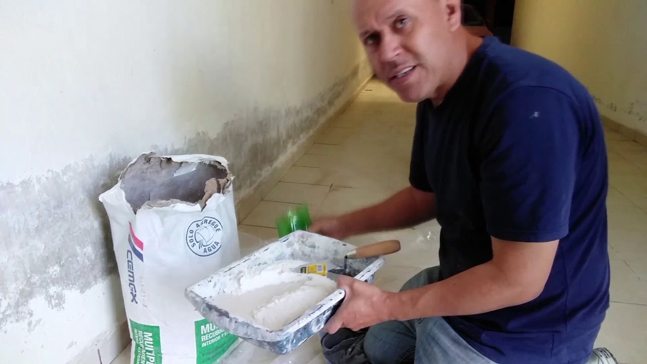 Como reparar una pared con humedad | FÁCIL Y RÁPIDO