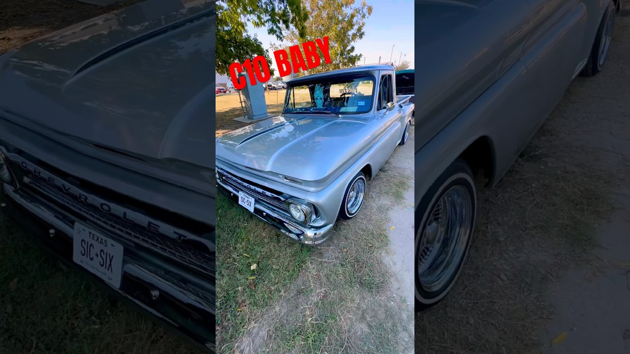 😎 SLAMMED C10 CHEVY #pickup #oldtrucks #c10 #slammedtrucks #chevypickup #chevrolet #c10nation