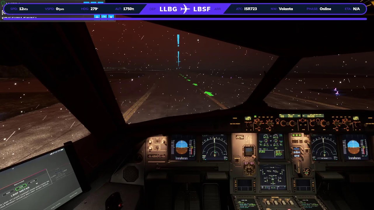 MSFS2020 LIVE 🔴 | Tel Aviv - Sofia |Fenix Airbus 320 | Vatsim |Israir Airlines