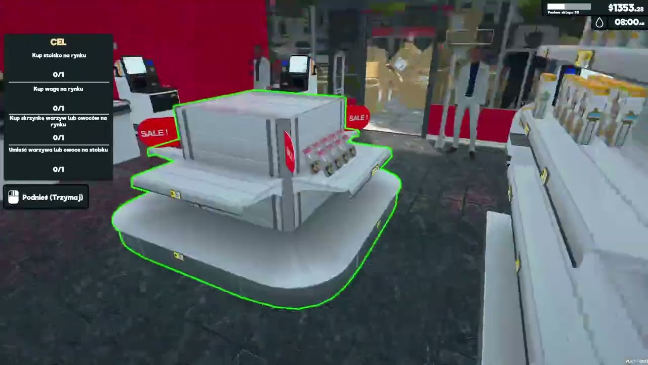 Supermarket Simulator #015 - Elektro sklep/piekarnia czy Lodziarnia