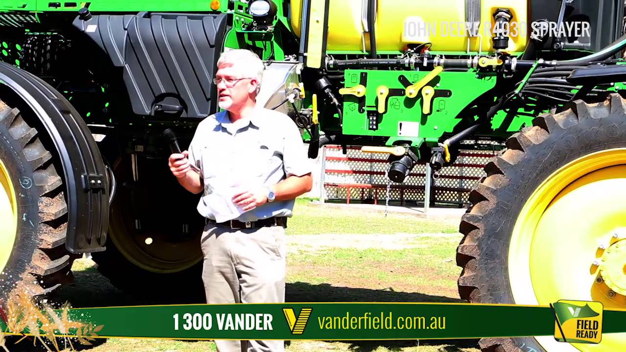R4030 Sprayer walk around with Richard Harris @ Vanderfield Emerald