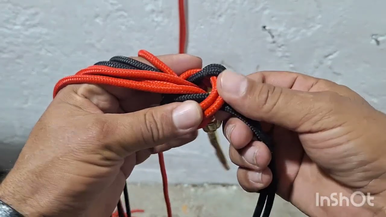 Rienda trenzada para caballos. Rienda para coleo, parte 1