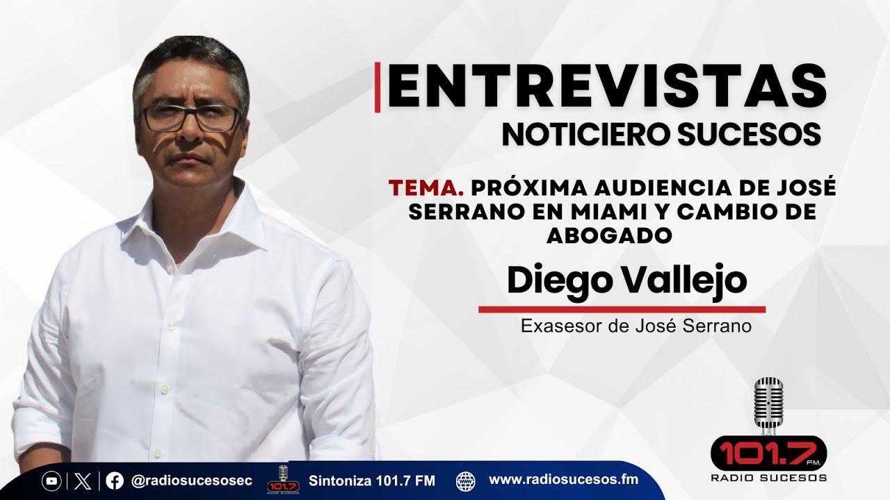 Entrevista  Diego Vallejo, Ex Asesor de Jos&eacute; Serrano