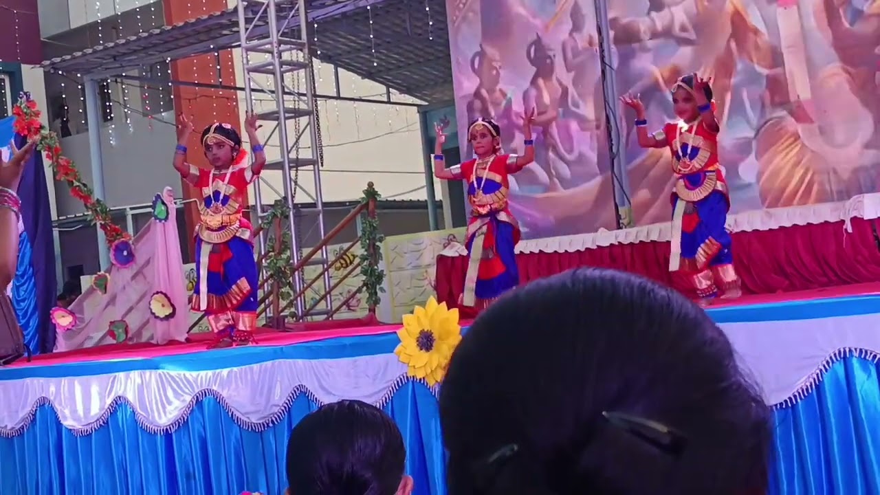 My daughter school annual day welcome dance 