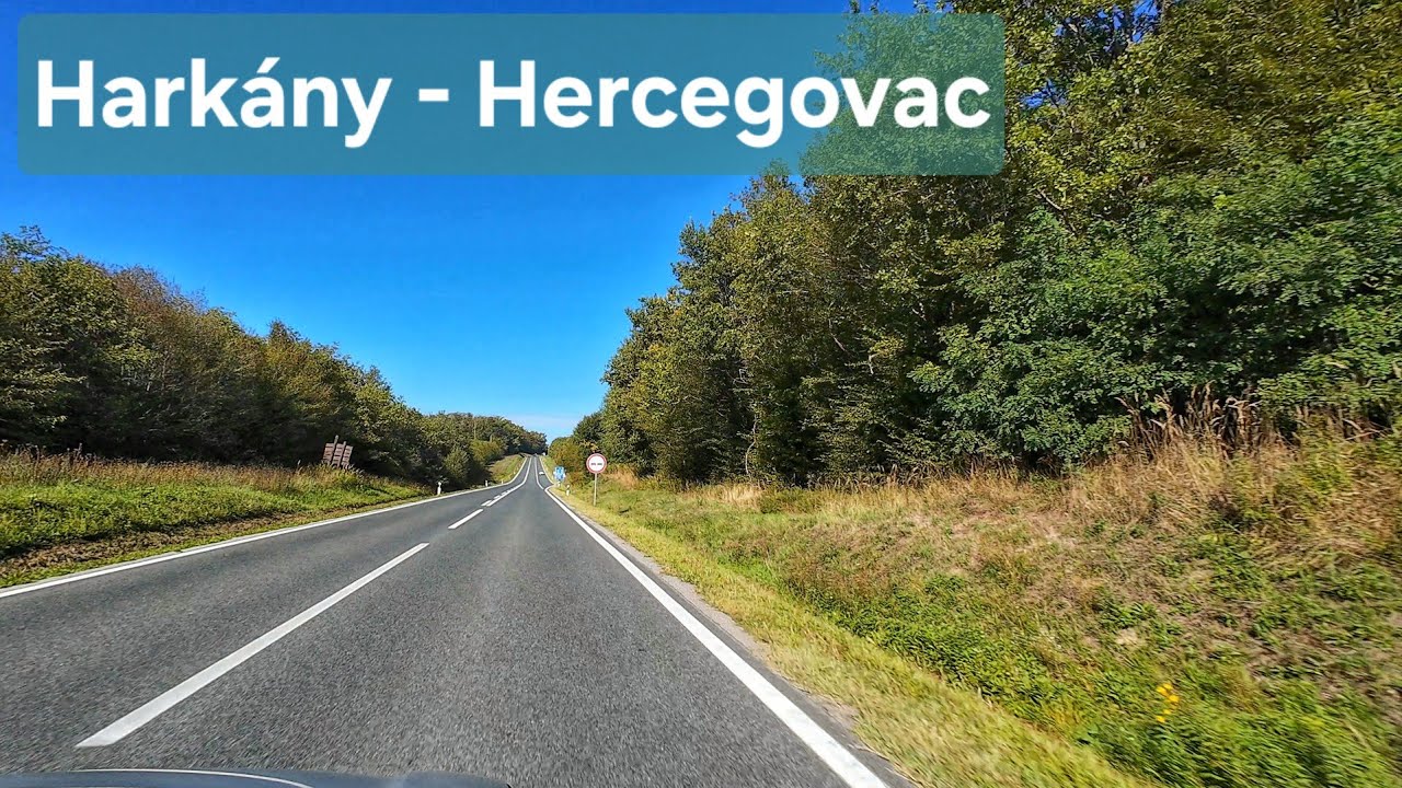 Harkány, Hungary - Hercegovac, Croatia via Slatina - Virovitica - Grubišno Polje-  Velika Jasenovača