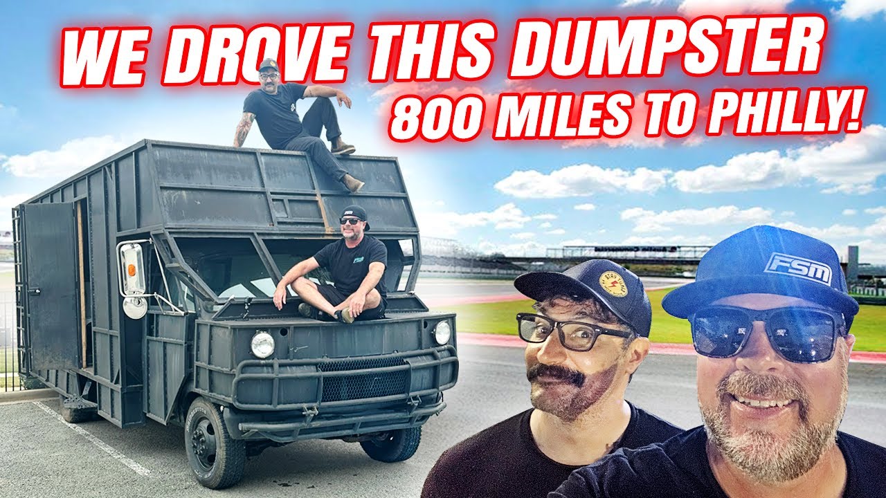 I Tried to Drive This Dumpster On Wheels 800 Miles With Tony Angelo Just To Get Pizza.