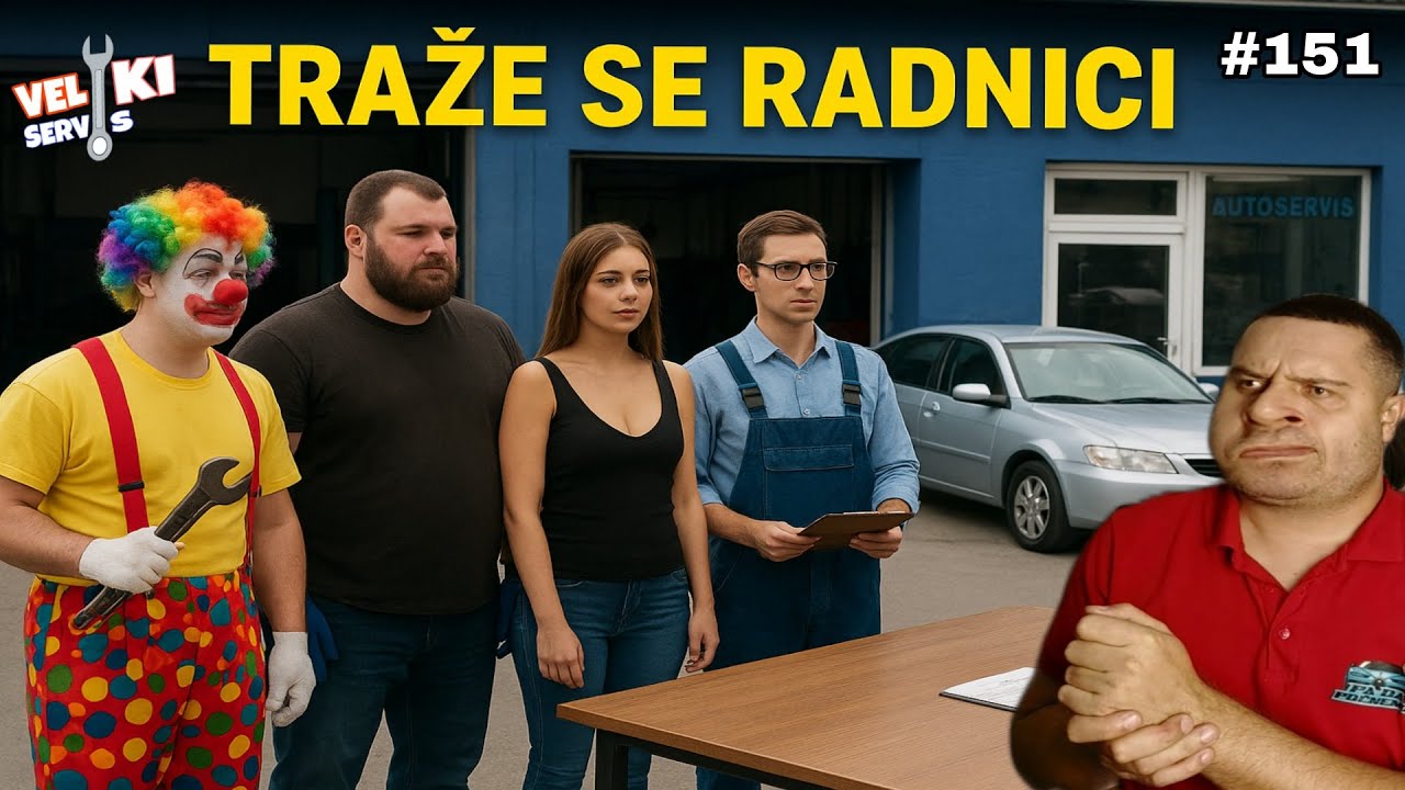 TRAZE SE RADNICI !!! KO CE RADITI U SERVISU KAD NEMA GANGULE ??? VELIKI SERVIS EPIZODA 151