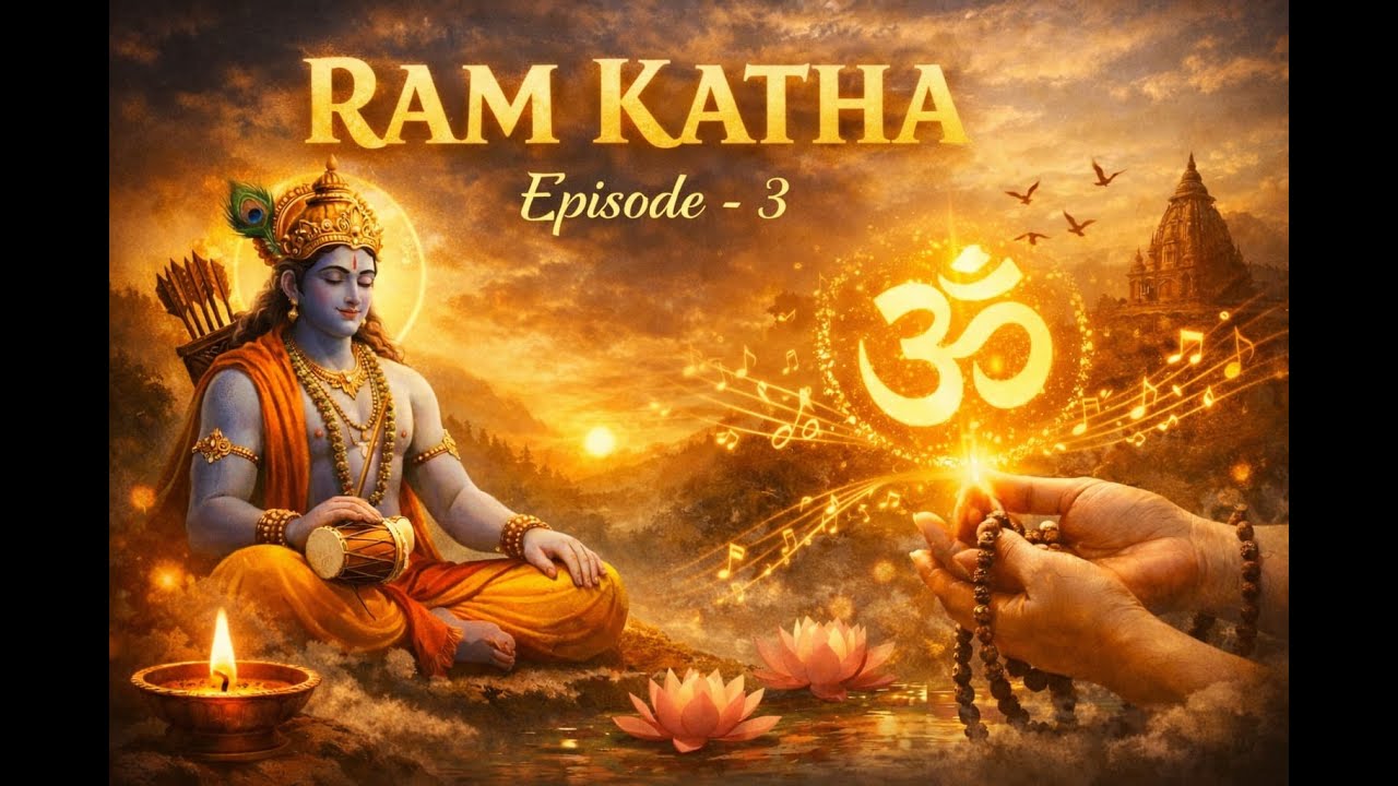 🔴 LIVE रामायण कथा – Episode 3 | अयोध्या नगरी और इक्ष्वाकु वंश का वैभव | Shri Ram Katha Live