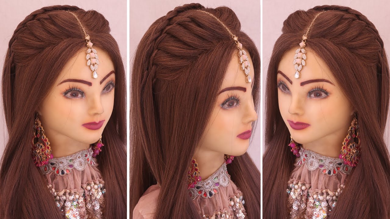 Top 2 Trending open hairstyle for girls l Wedding Hairstyles Kashee's l Engagement Look