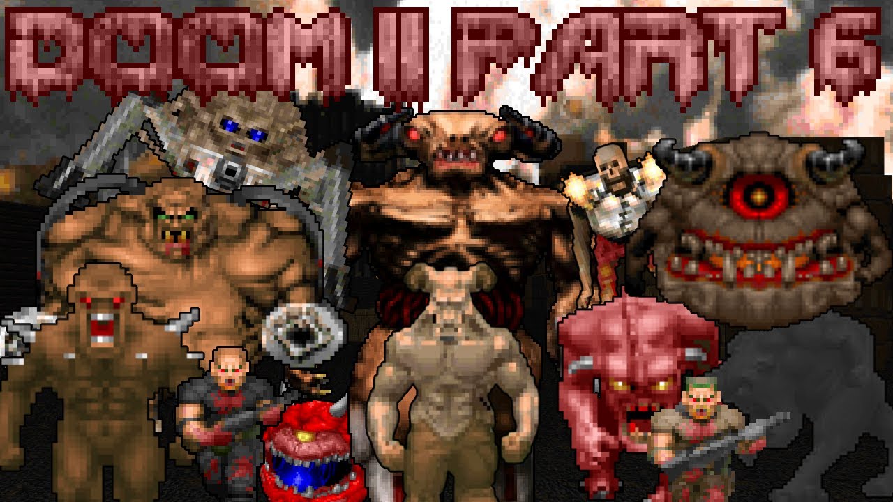 Doom II Part 6 (Gameplay No Commentary) (City Levels Downtown)