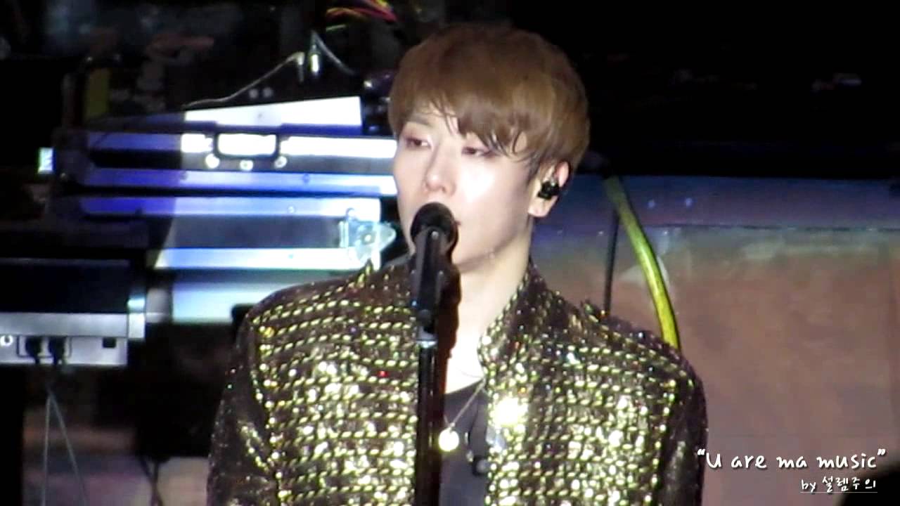 Park Hyo Shin 박효신 141220 해피투게더 광주콘서트 중간멘트 1