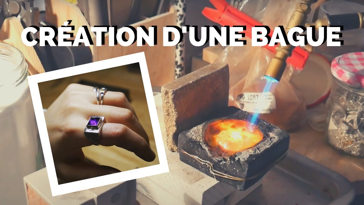 Création d'une bague en argent de A à Z !
