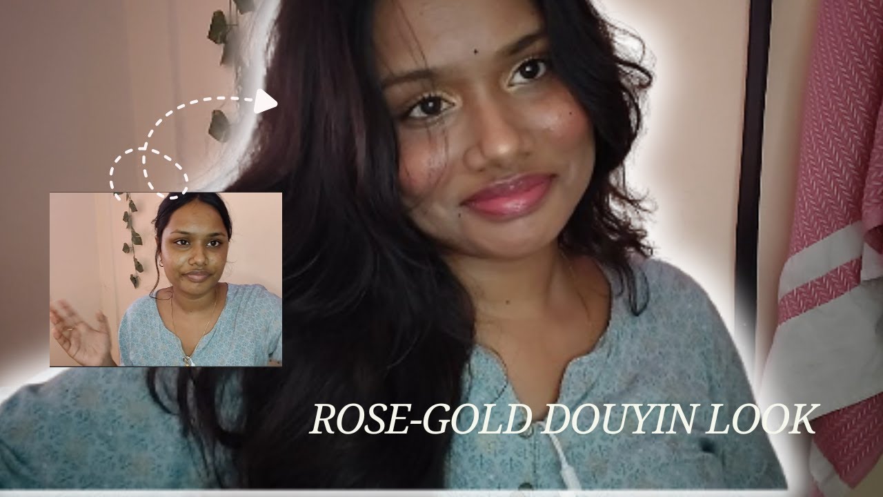 brown girl tries douyin makeup?! | while i rant ^^