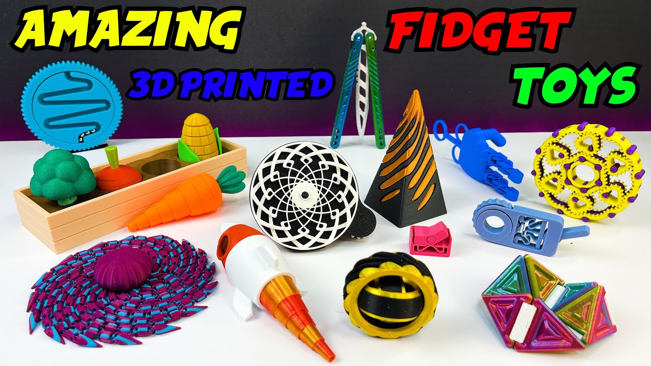 Amazing 3D Printed Fidget Toys