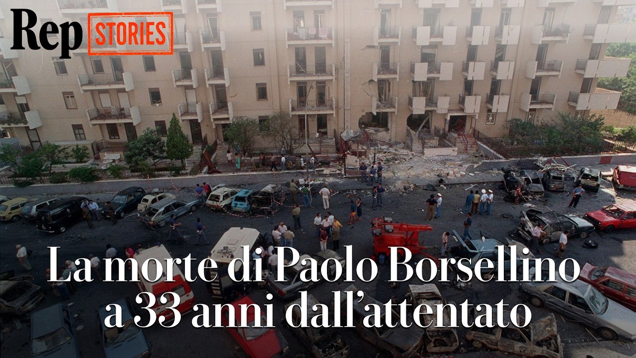 Strage via D'Amelio. La morte di Paolo Borsellino a 33 anni dall'attentato I RepStories