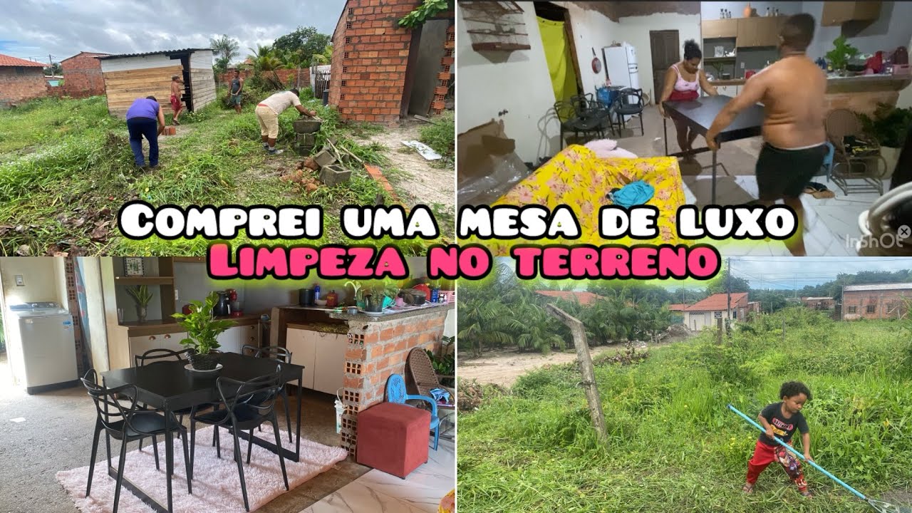 🌸COMPREI A MESA DA VIRGÍNIA😍MEU PAI COMPROU UM TERRENO AO LADO DA MINHA CASA 🙌🌴