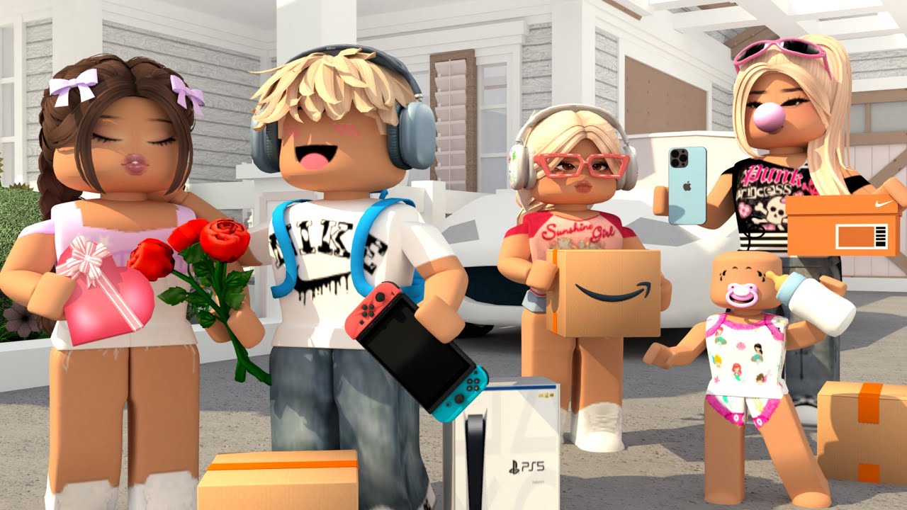 A NEW FAMILY MOVES TO FRUIT HAVEN! *EZRA EVICTED? GIGI HAS A CRUSH!* VOICE Roblox Bloxburg Roleplay