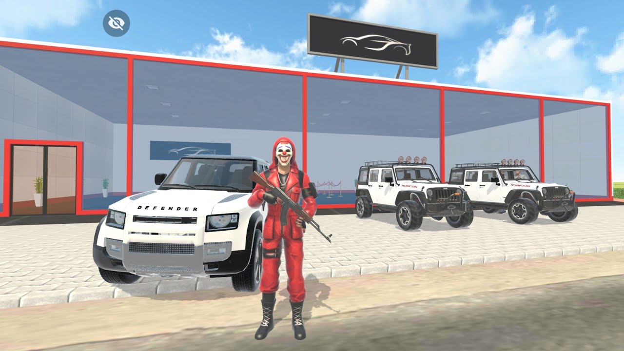 🎮 Franklin order by 1️⃣ White DEFENDER 2️⃣ WRANGLER in 🇮🇳 Indian Theft Auto Simulator 🎮