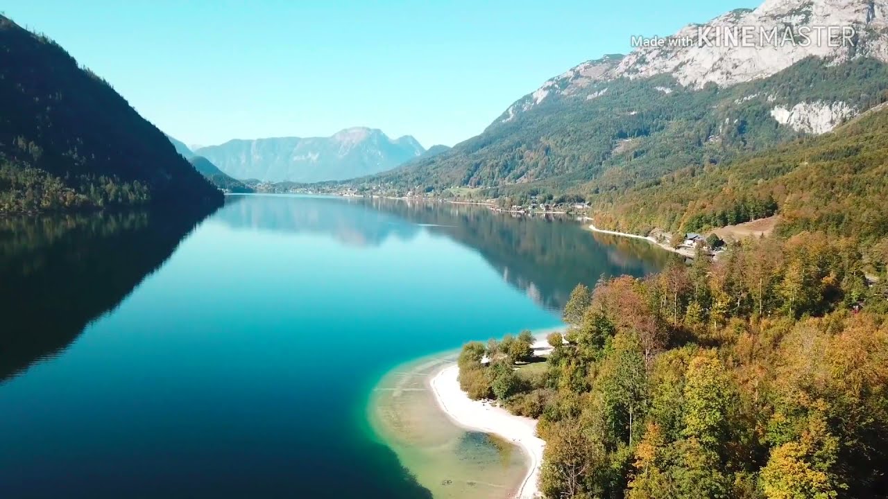 Grundlsee Kammer G&ouml;l&uuml; Drone &Ccedil;ekimleri