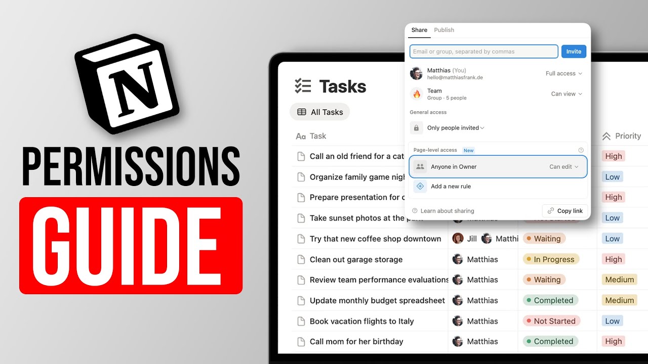 The Ultimate Guide To Notion Permissions (2025)