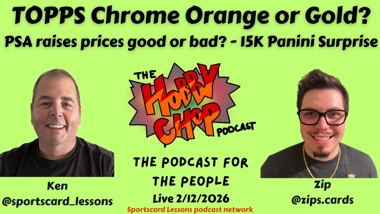 TOPPS Chrome Orange vs Gold | PSA Pricing | 15K Panini Points
