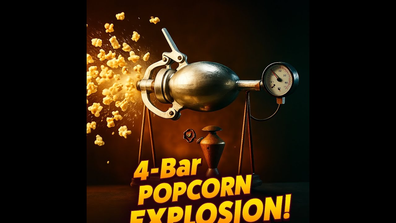 Industrial Popcorn Machine Test | Fun Workshop Experiment