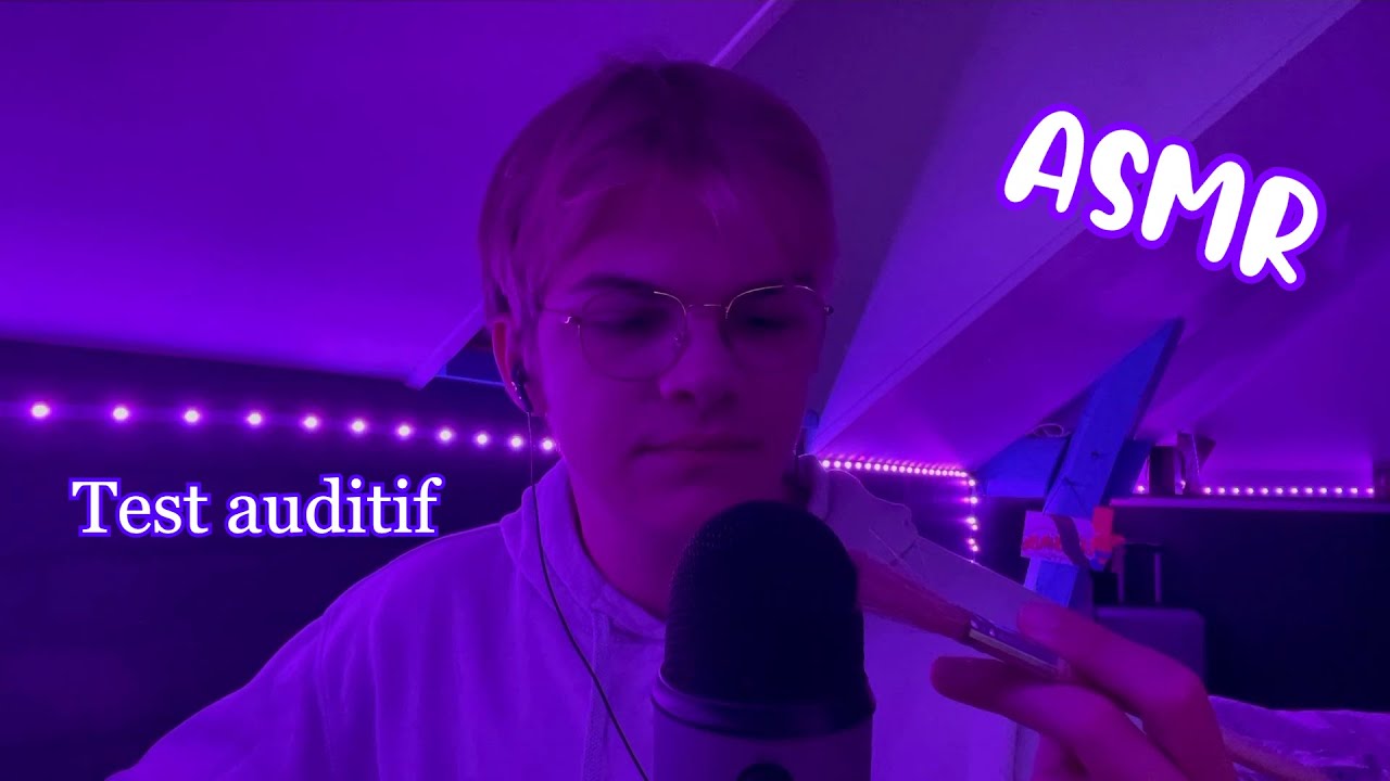 ASMR Rôleplay : Ton pote te fait un Test Auditif 💤