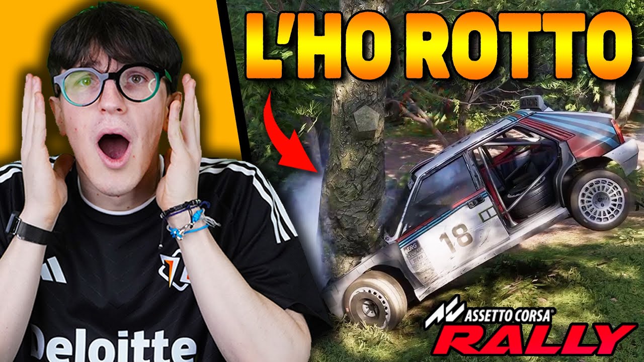 RAGAZZO ITALIANO PROVA ASSETTO CORSA RALLY 😂