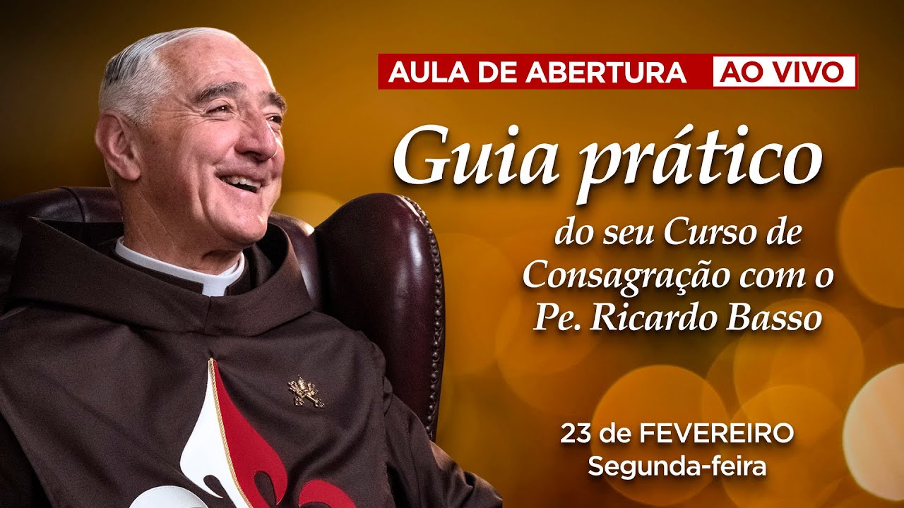 Transmissão AO VIVO 🔴 Guia Prático do seu curso de Consagração
