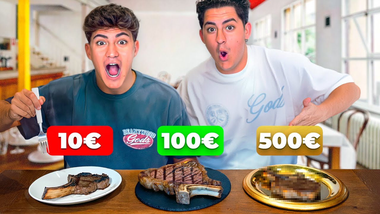 COMIDA DE 10€ VS COMIDA DE 500€