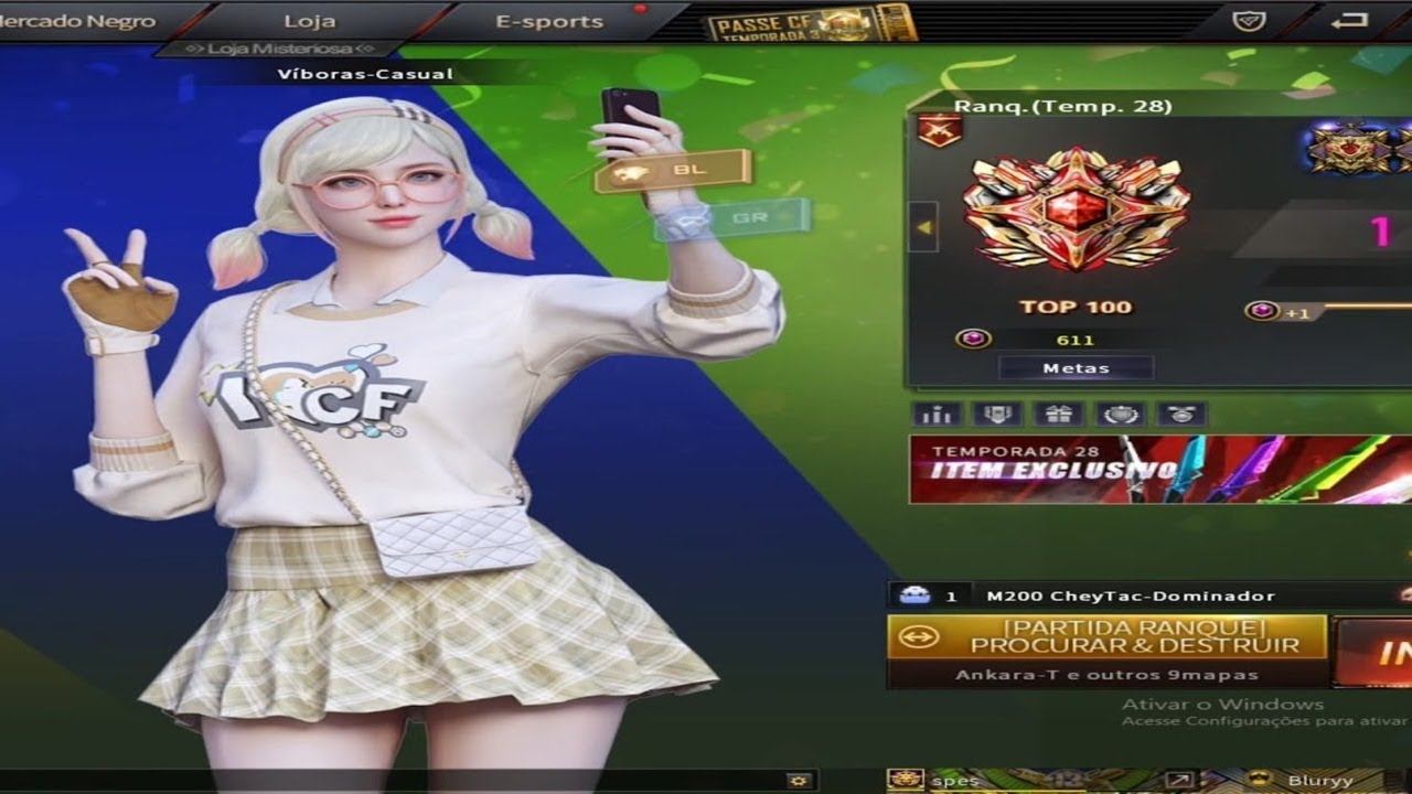 [CF] treinando a mira 0 volume