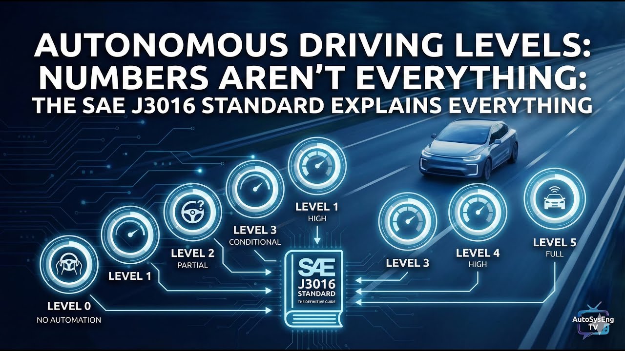 Autonomous Driving Levels: Numbers Aren't Everything: The SAE J3016 Standard Explains Everything