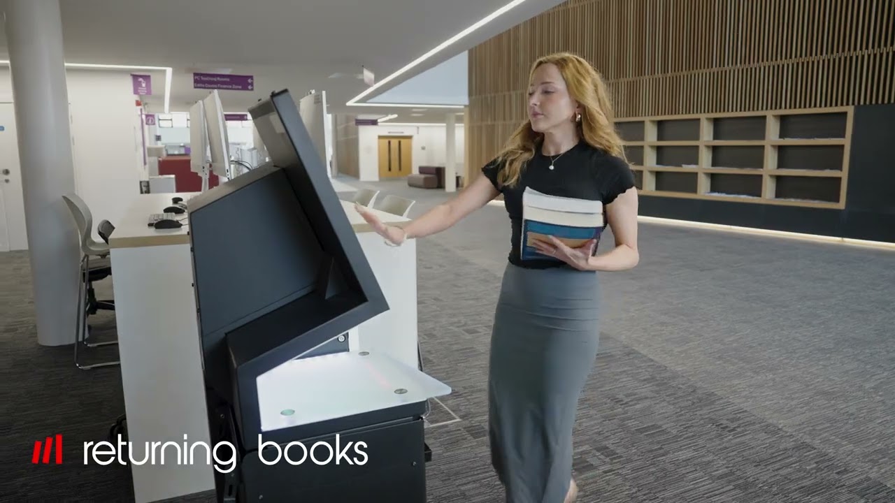 Borrowing & Returning with selfCheck 1000 at the University of Manchester