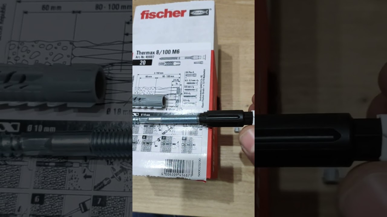 Fischer TherMax Στήριγμα με Θερμοδιακοπή #fischer #thermax #afoipaktiti