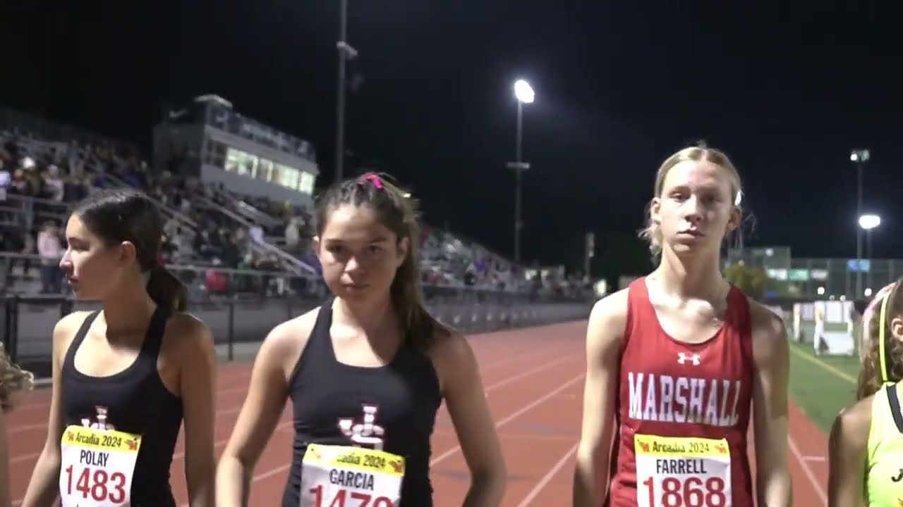 Girls 3200m Seeded - Arcadia Invitational 2024 [Full Race]