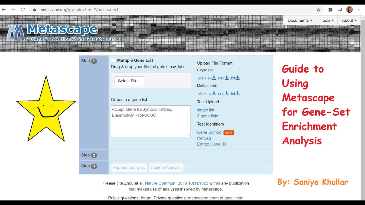 Metascape для анализа обогащения наборов генов