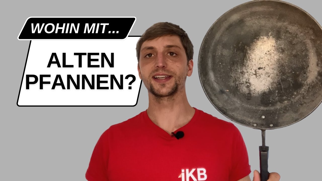 Alte Pfannen entsorgen - so funktioniert's!