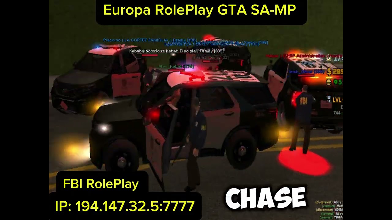 FBI Chased Criminal in GTA San Andreas Multiplayer | Best SA-MP Server