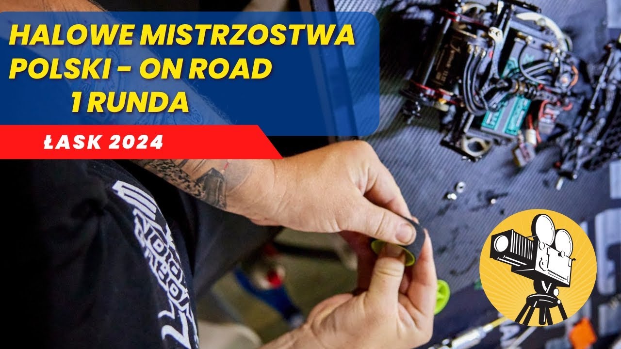 Relacja z 1 Rundy Halowych Mistrzostw Polski modeli samochodów RC On Road w Łasku