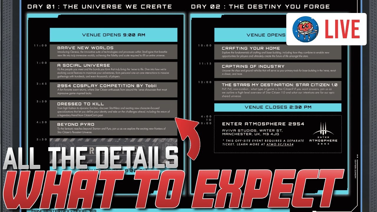 🔴 CitizenCon Plans (Way Too Much Detail) | Basebuilding, Commercial Release, Player Skills, + More!