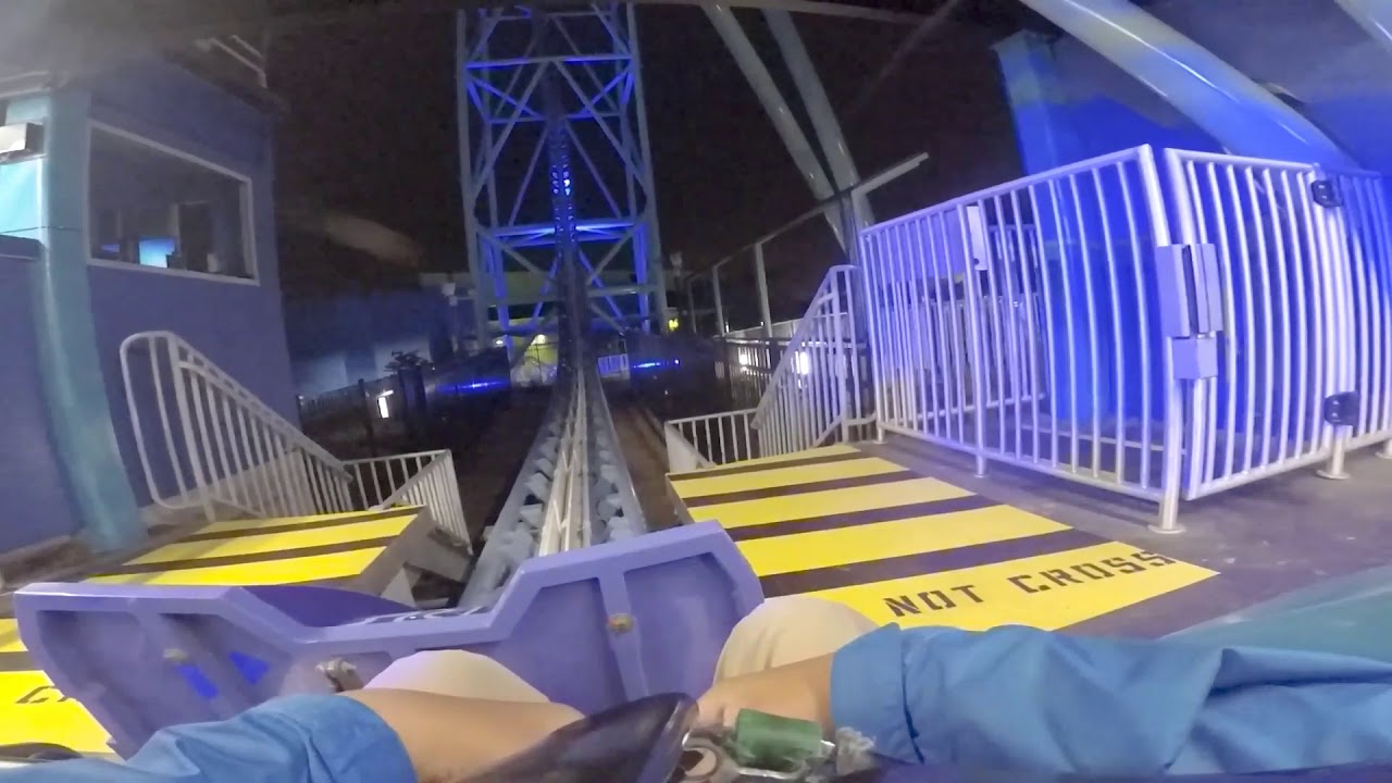 Electric Eel Night On-ride Low Light Full-HD POV Premier Rides Sky Rocket II SeaWorld San Diego 2019