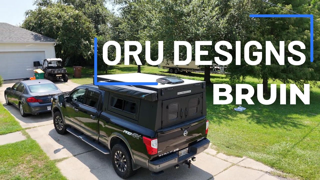 Oru Designs Bruin Pop-Up Truck Camper-Fishing Hunting Basecamp