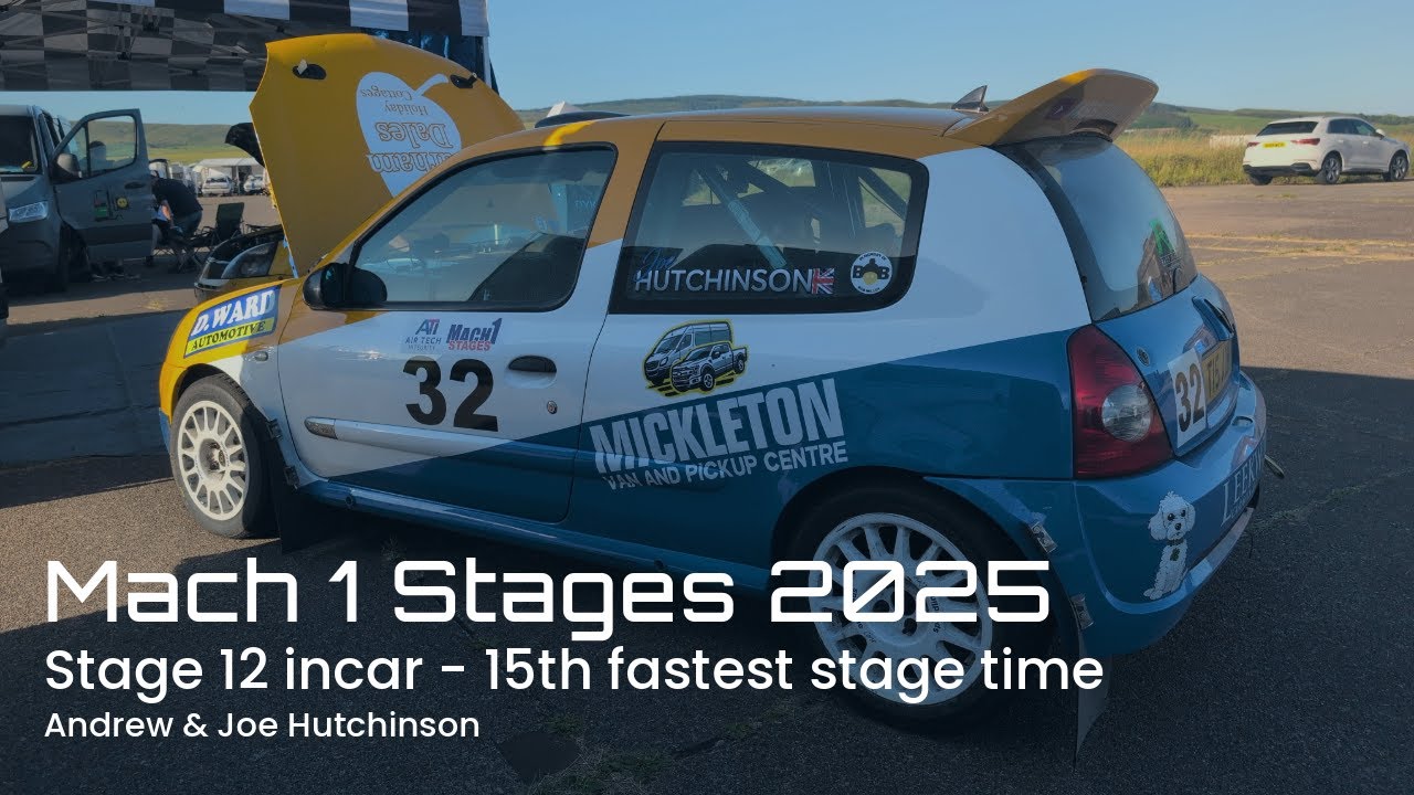 Mach 1 Stages 2025 Stage 12 Andrew & Joe Hutchinson onboard